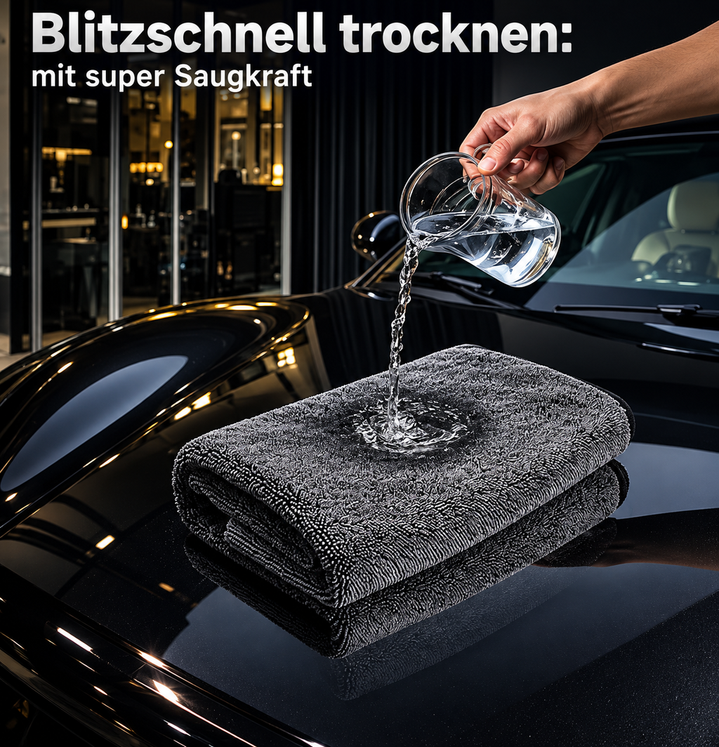 DriveX XXL Auto-Trockentuch aus Mikrofaser – 160x60cm