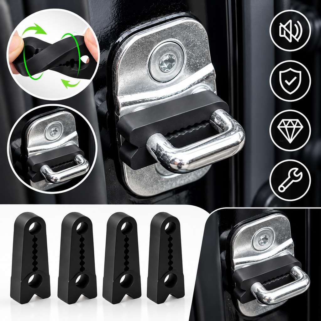 Auto-Tür-Stoßdämpfer aus Silikon – 4er-Set