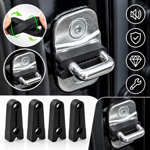 Auto-Tür-Stoßdämpfer aus Silikon – 4er-Set