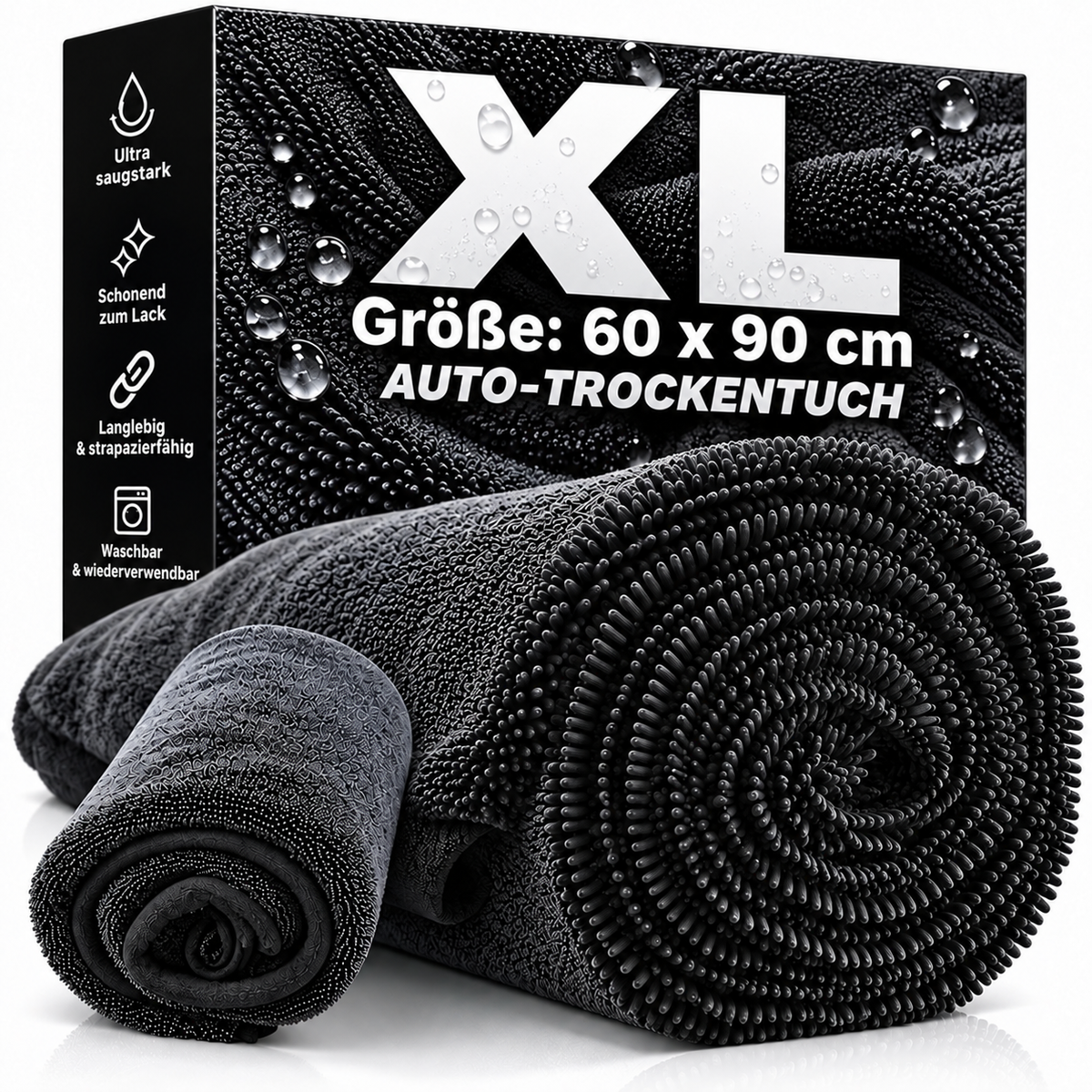 XL Mikrofaser Trockentuch - 60x90cm